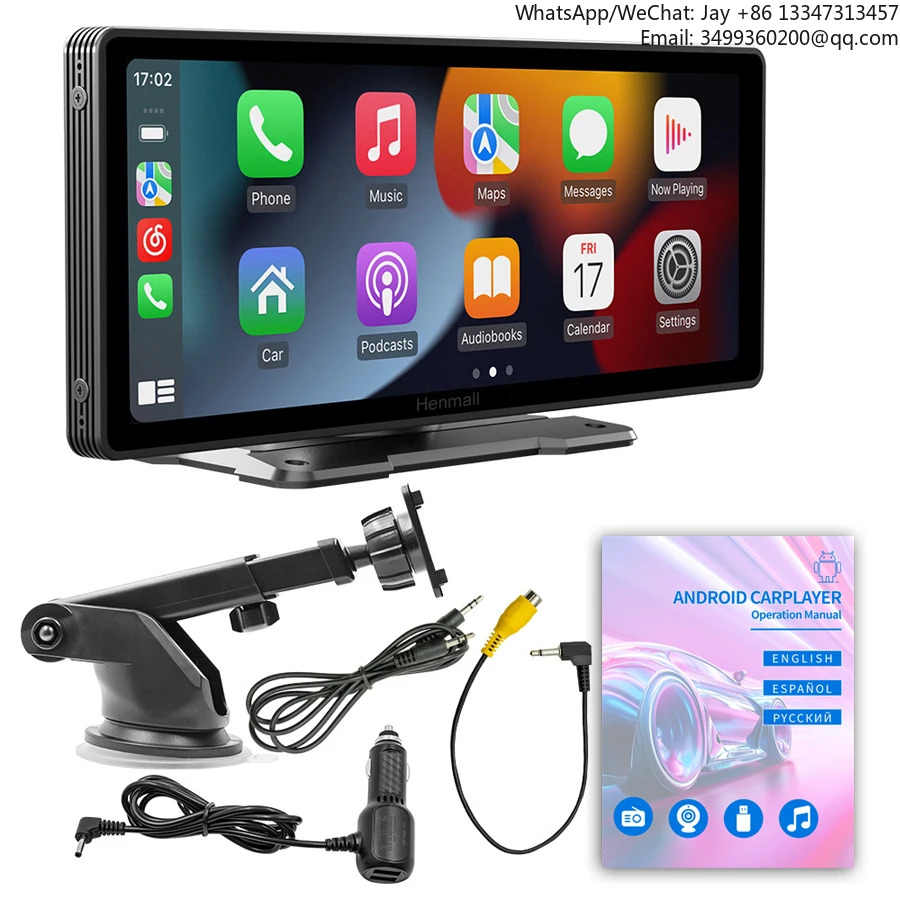 

Universal Easy Installation 10.26 inch CarPlay & Android Automatic Global Positioning System Navigation MP5 Player Plug & Play