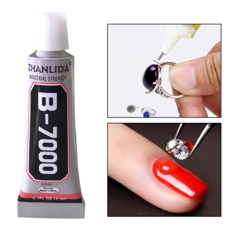 B7000 Strength Glue Multipurpose Industrial Adhesive For Jewellery Crafts DIY Glue Crystal Display Jewelry Rhinestone Super Glue