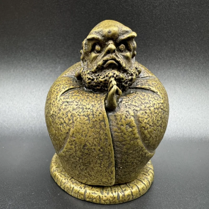 

Bronze Incense Burner Daruma Patriarch Incense Burner Hollow Daruma Bronze Incense Burner Zen Small Incense Burner Aromatherapy