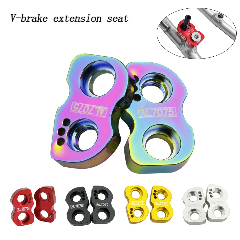 AliExpress NONE Bike Bicycle V Brake Rack Extension Holder Frame Brake Adapter 22mm Road Mountain Bike Parts Accessories For Cycling
