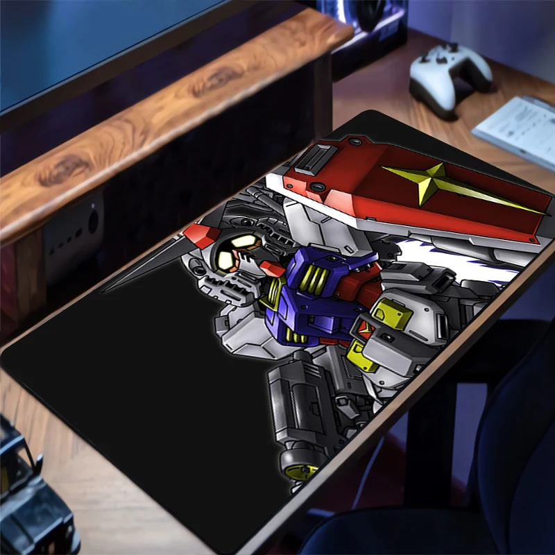 Mousepad Mechanical Warrior RX-78-2 Gundam HD Desk Mat Rubber Keyboard Pad Non Slip Desk Mouse Mat Gaming Mouse Pad Extended Pad