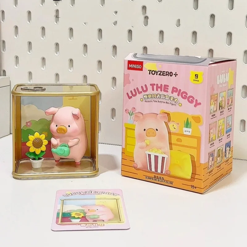 Оригинальная консервированная свинья LuLu Pig, уютная серия Moment, слепая коробка, коллекционные предметы, мини-фигурка, декор, милый подарок для девочек, подарок на день рождения