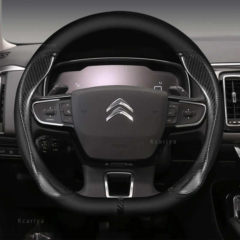 Car Leather Steerin…