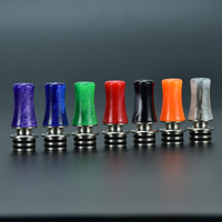 wolfcoolvape design 510 mtl drip tip resin for yftk Flash-e-Vapor V4.5S+ rta sxk kayfun x rta rda rta E-cigarette accessories