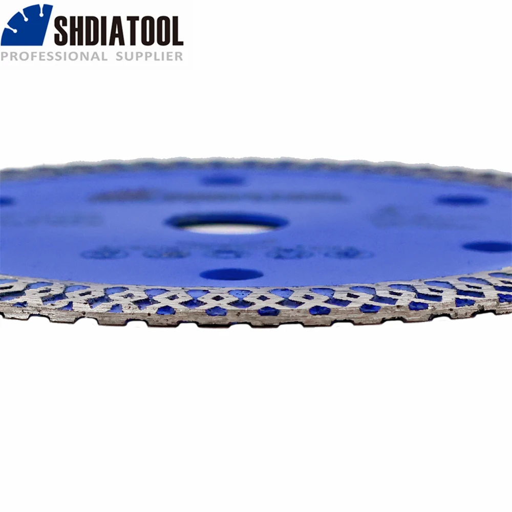 SHDIATOOL 3inches X Mesh Cutting Disc Diamond Saw Blade Bore 10mm Mini Plate Tile Cutter Porcelain Marble Quartz 75mm Hand Tool