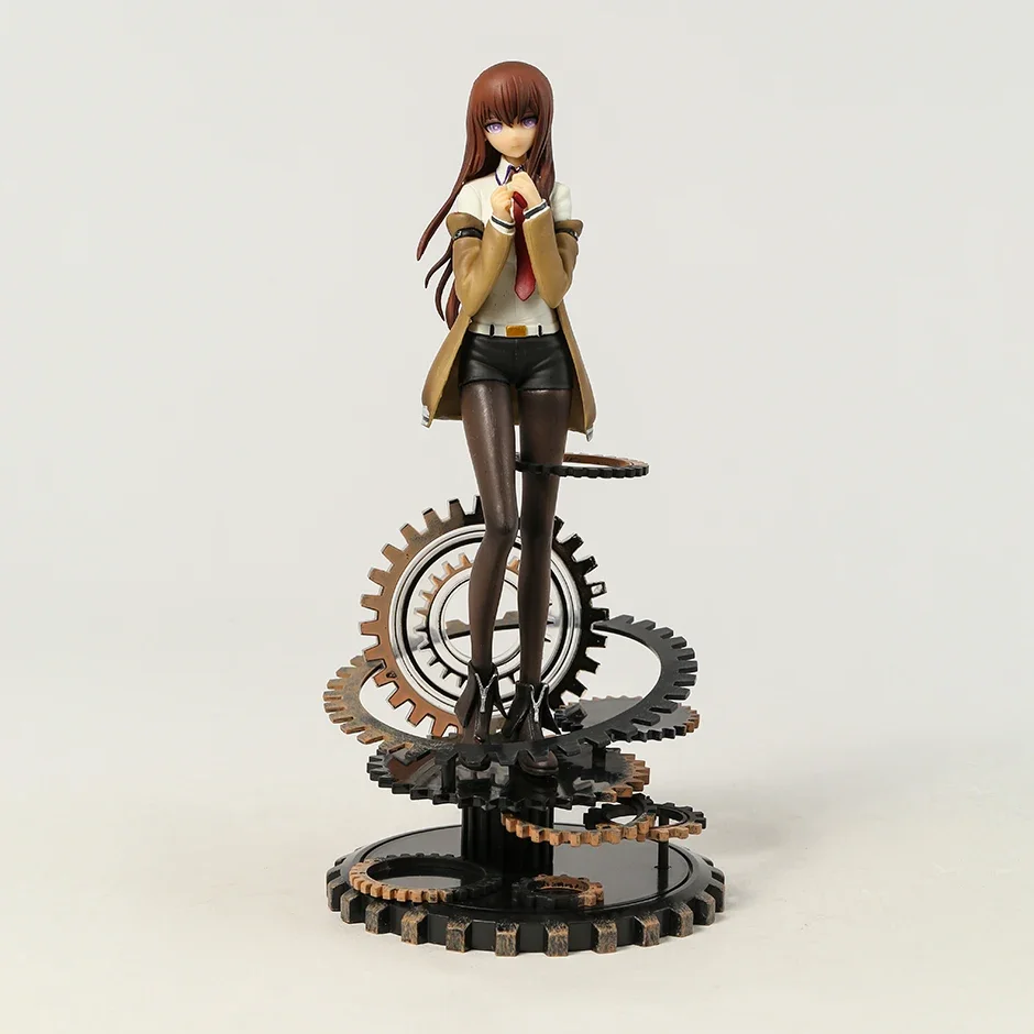 Steins Gate Makise Kurisu Laboratory Member 004 1/7 Scale Model Figure Doll Decoration Toys Hobbies Holiday Gift