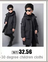 2026 Fashion Winter Duck Down Jacket for Big Boy Children Wear Parka Garments Clothes Thickened Hooded Feather Coat Clothing 6-1