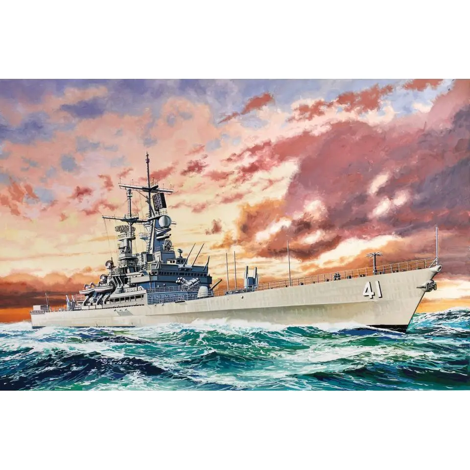 DRAGÃO 7124 1/700 U.S.S. Arkansas-Escala Kit Modelo