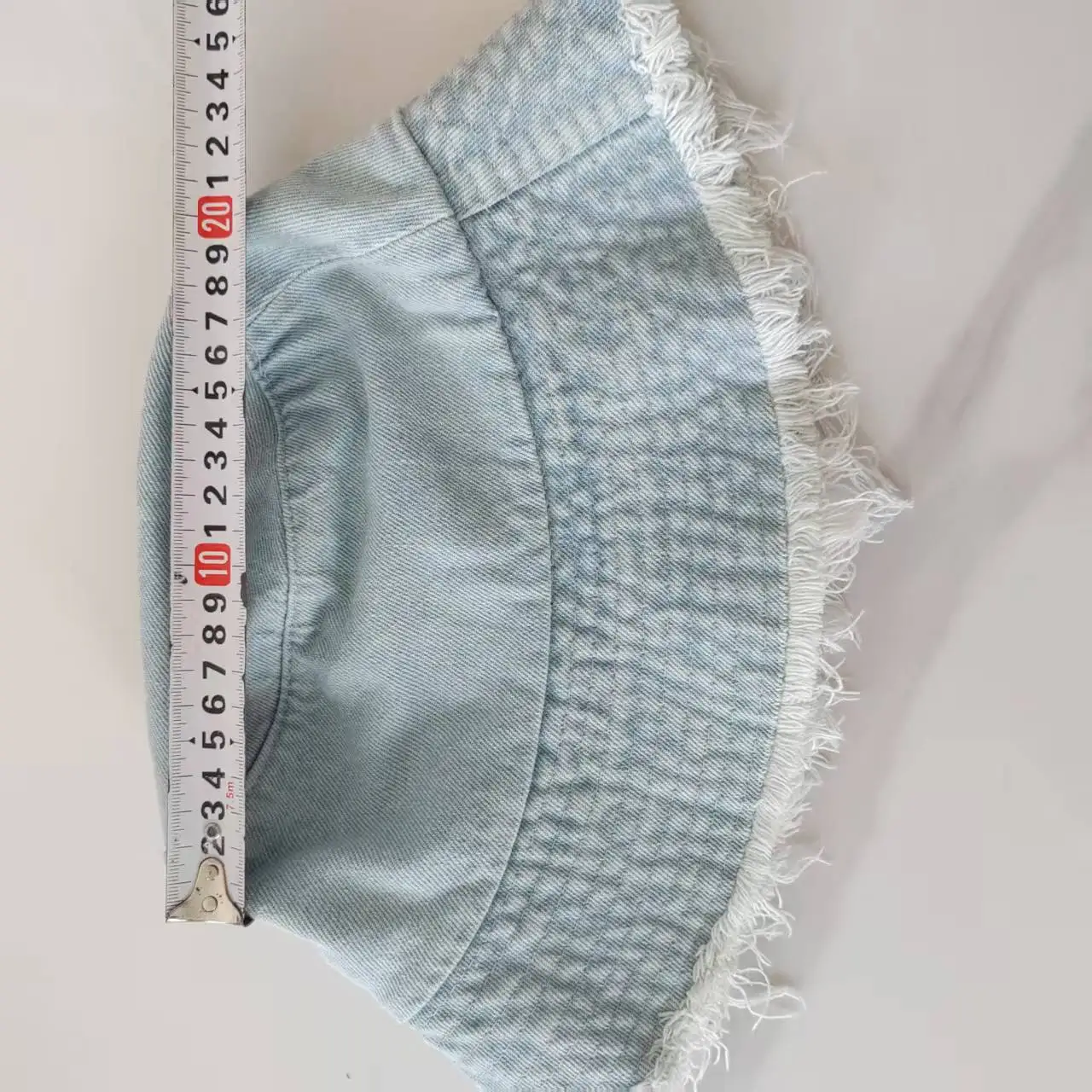 Unisex Trendy Autumn Solid Tassel Edge Washed Denim Summer Bucket Hat For Women Best Matched Sunshade Beach Fisherman Cap Gift