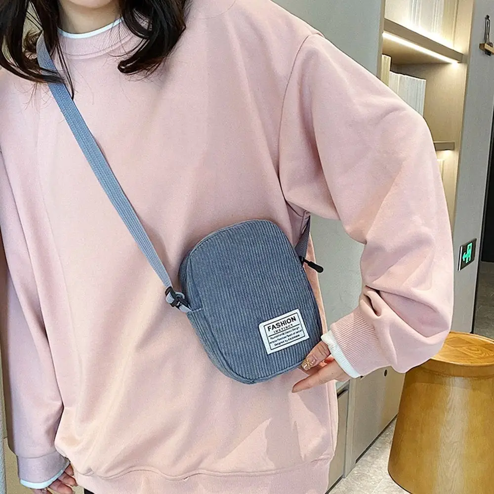 

Women Corduroy Casual Handbag Crossbody Messenger Bag Small Shoulder Bags Purse