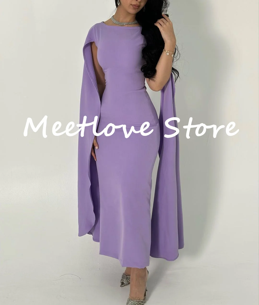 

Meetlove Lilac Long Sleeves Zipper up Sheath Dresses For Women Elegant Dresses For Women Elegant party dresses for women 2024