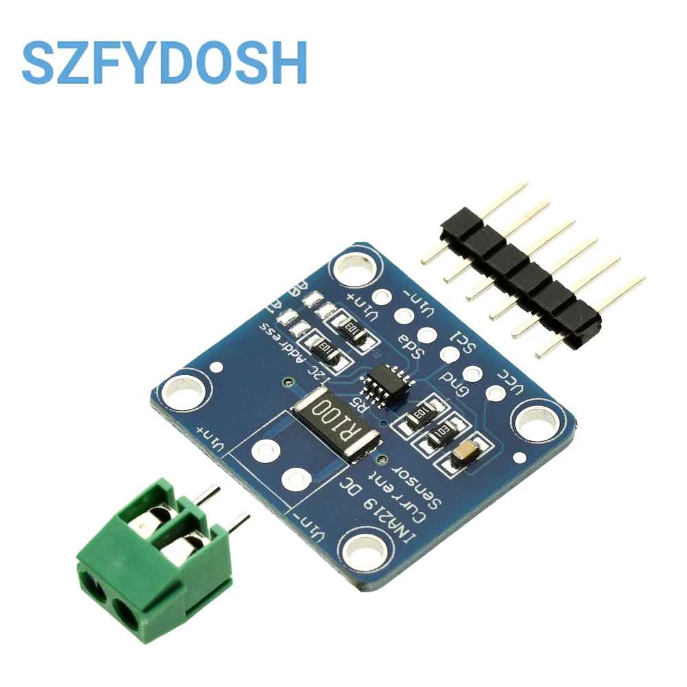 INA219 Modul Breakout Sensor Catu Daya DC Dua Arah DIY 3V-5V IIC I2C Modul Sensor Pemantauan Daya