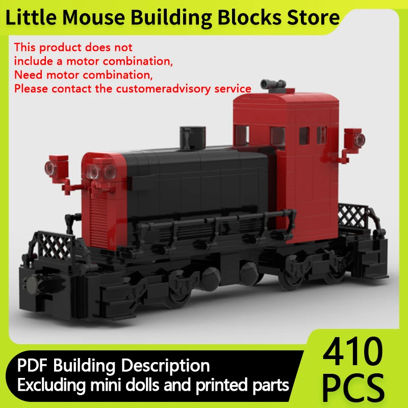 City Car Model MOC Building Bricks CN 30 Freight Locomotive Modular Technology Holiday Gifts Assemble Toys Suit