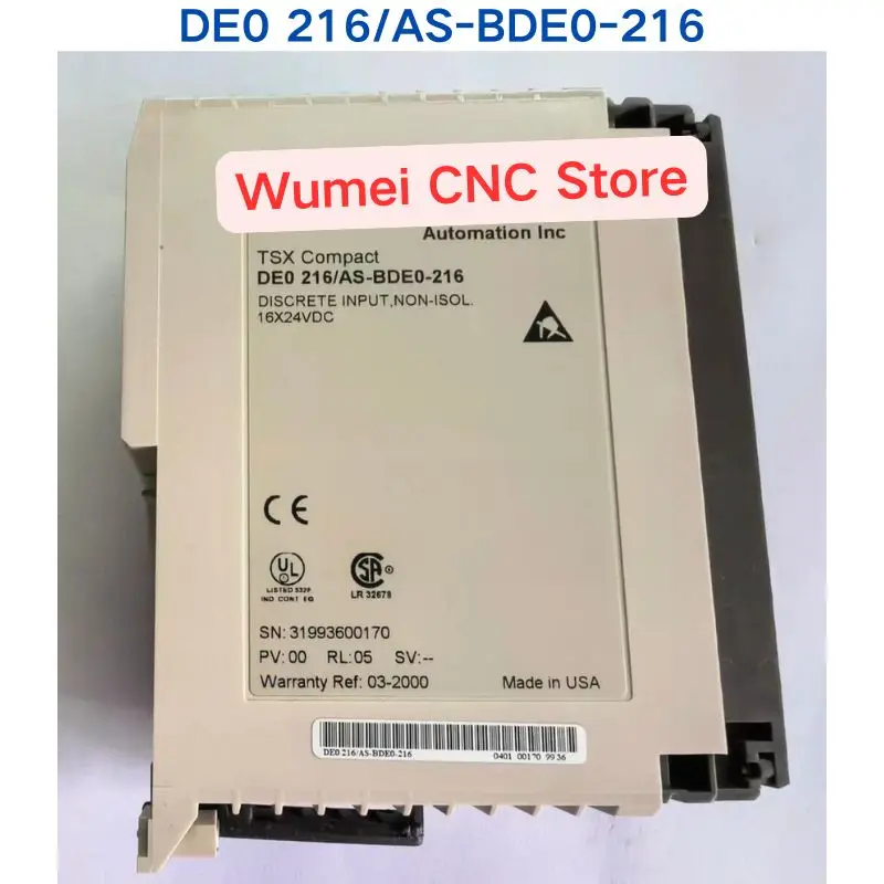 Brand new inventory input module DE0 216/AS-BDE0-216