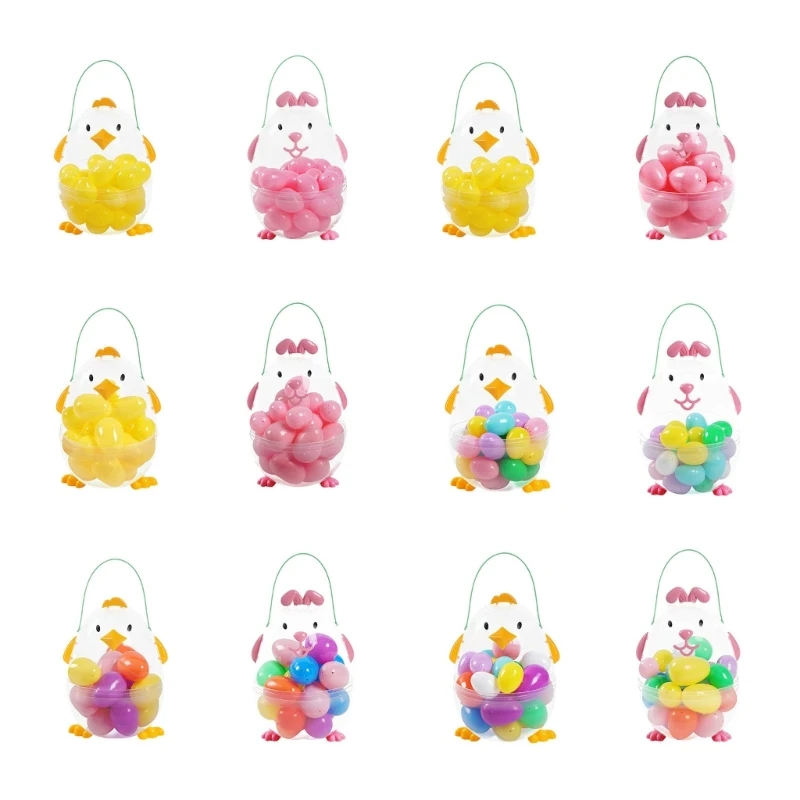 

Easters Boxes Rabbits Chicken Boxes Chicken Candy Box Easters Box Polystyrene Texture Suitable for Party Supplies Y5GA