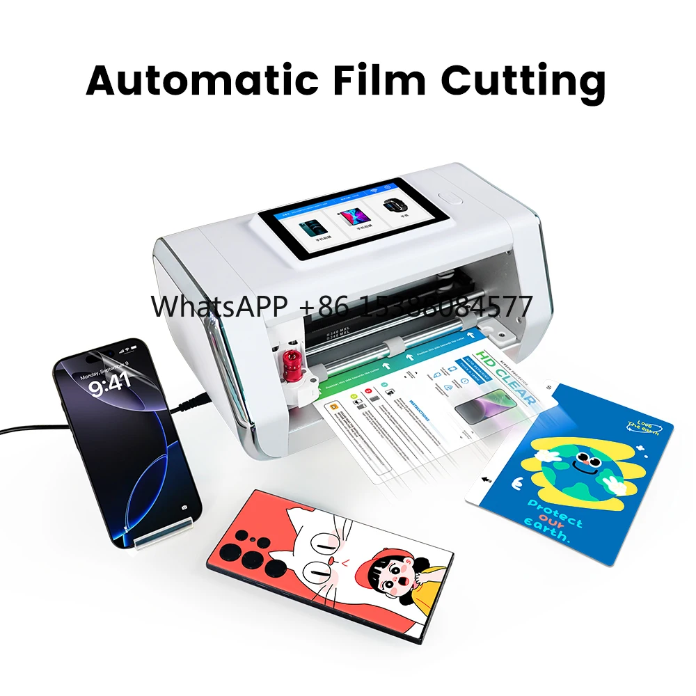 

Intelligent Mini Screen Protective Film Cutting Machine for Cell Phone and Tablet With Built-in App and Bluetooth