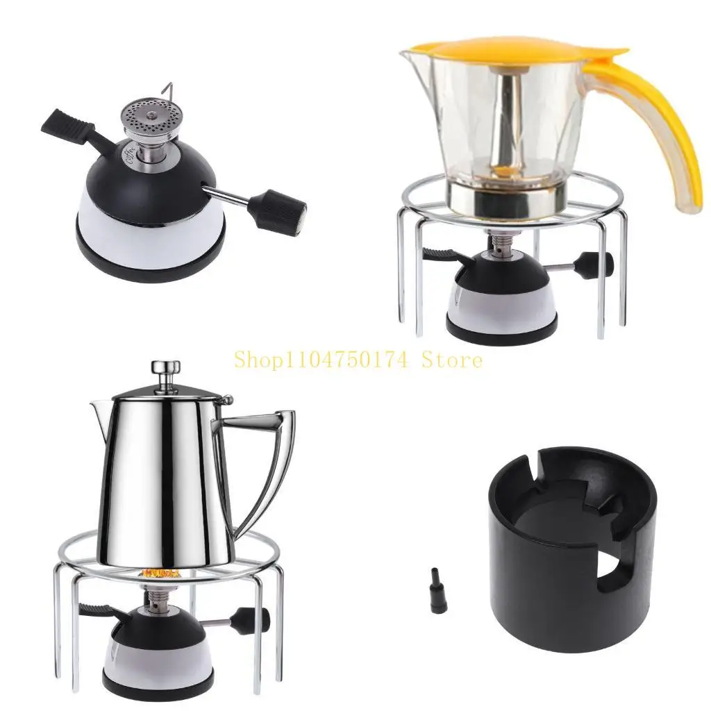 

Мини-настольный бутановый газ для горелки с керамическим пламенем для головки для сифона Sypho, лучшая распродажа