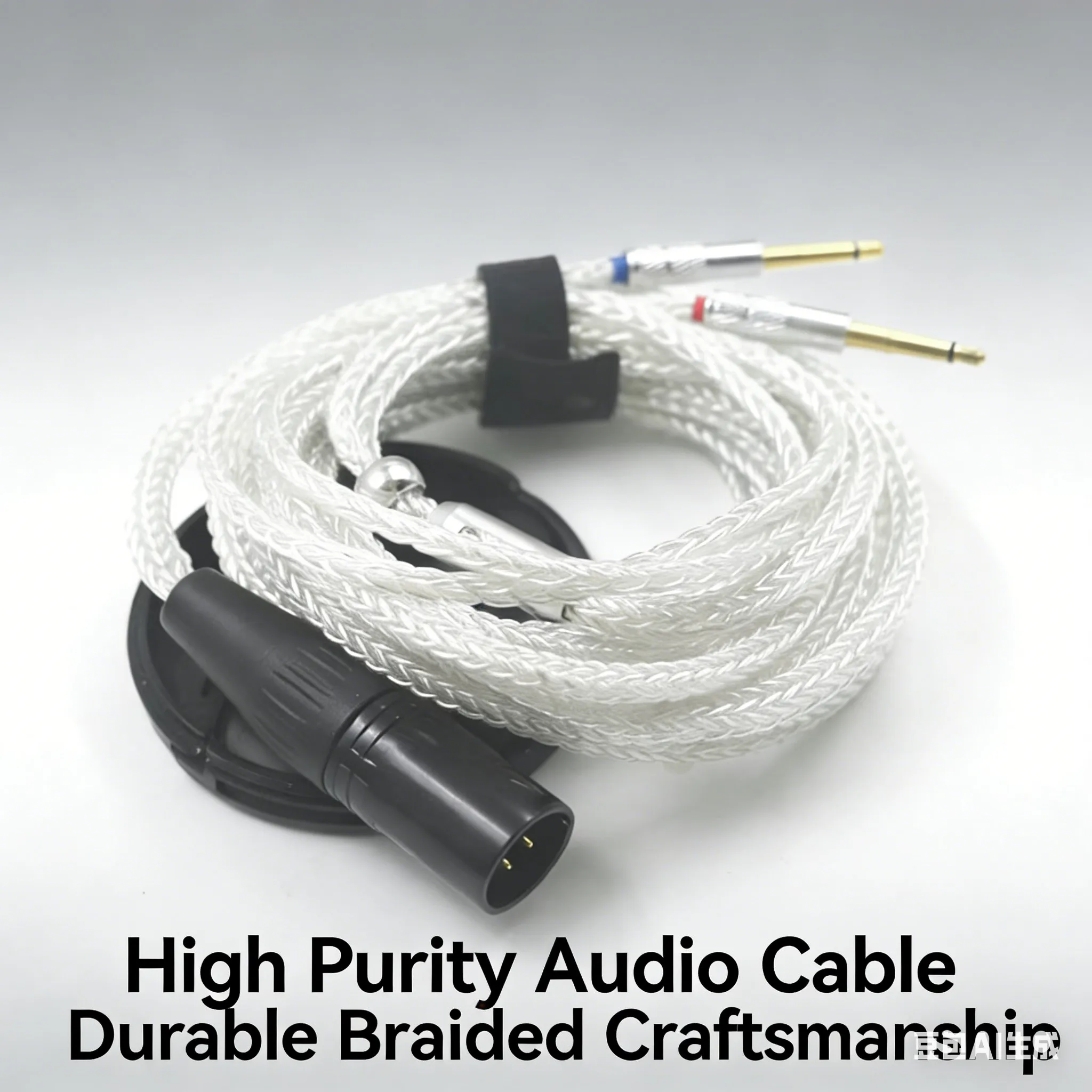16 Core Pure Silver  Earphone Cable Upgrade Balanced XLR 2.5/4.4mm For Final Audio D8000 Pro D7000 Headphone