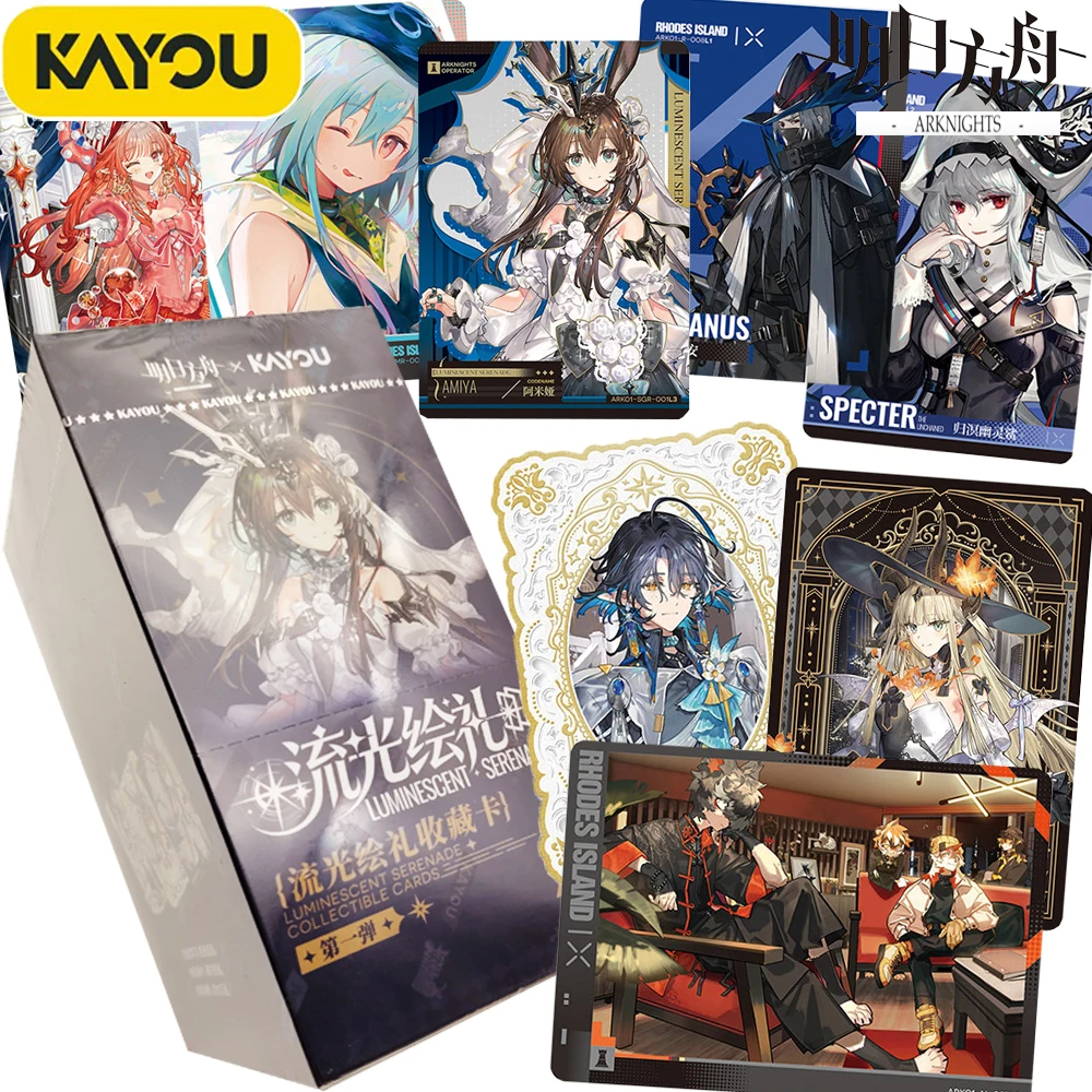 KAYOU Official Arknights Collection Cards Exquisite Limited Edition Game Role Dreamland Freeze-frame Theme Illustration Card Toy