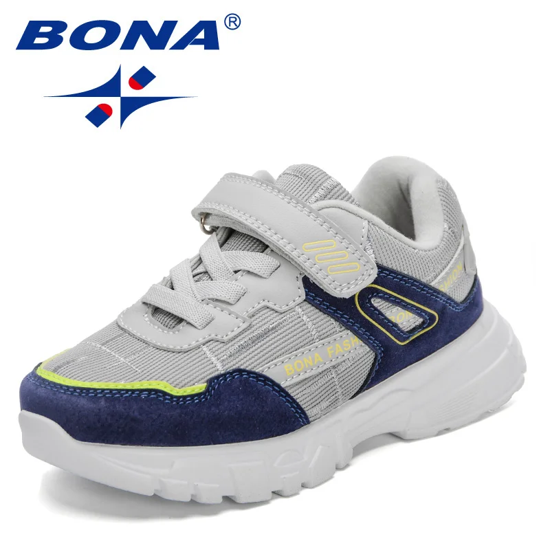 BONA 2023 nuovi designer calzature da Jogging ragazze scarpe sportive per il tempo libero bambini Sneakers alla moda ragazzi scarpe Runnig scarpe da