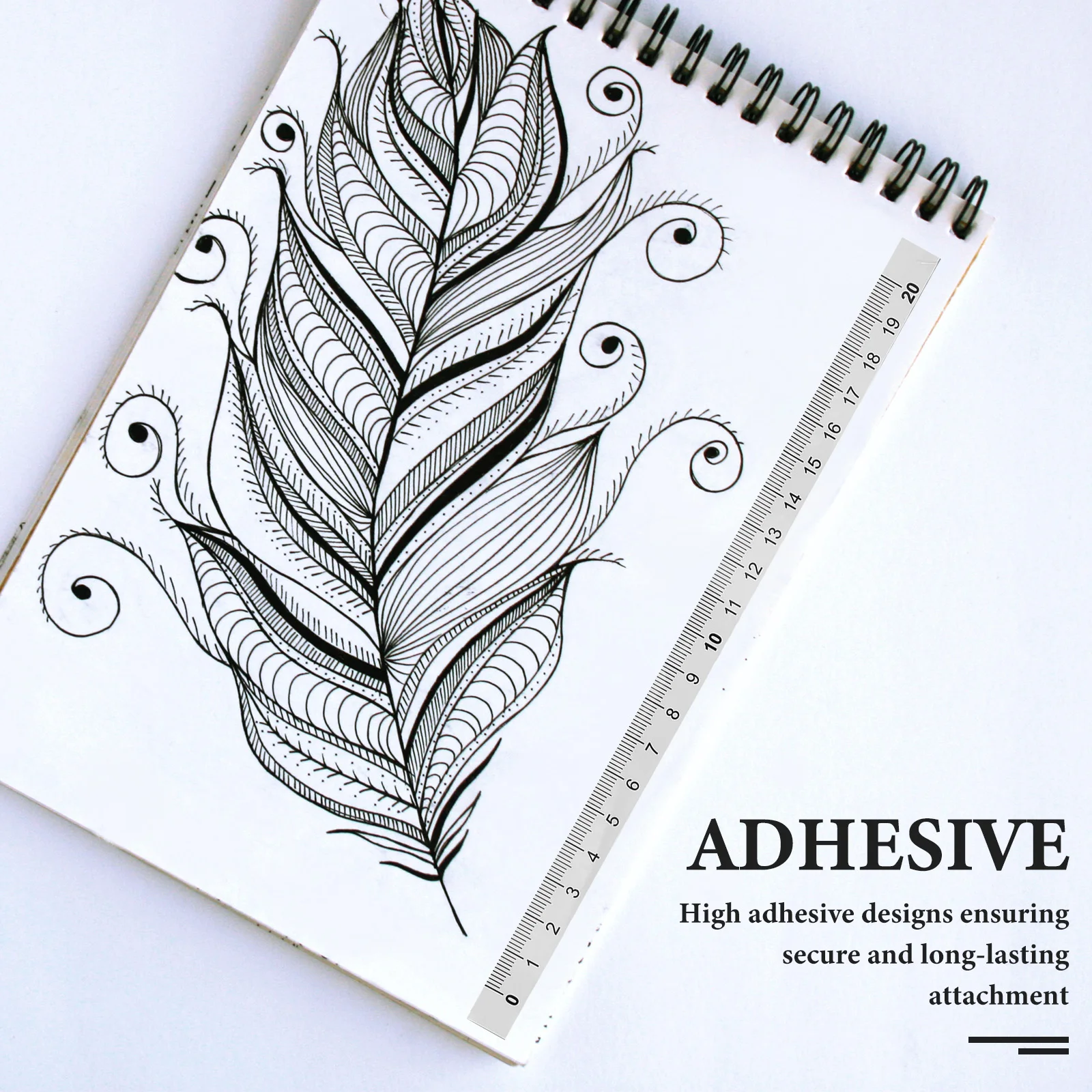 

20 шт. клейкая измерительная лента, водостойкая самоклеящаяся линейка, наклейка с для влажных зон, метрическая лента для очистки