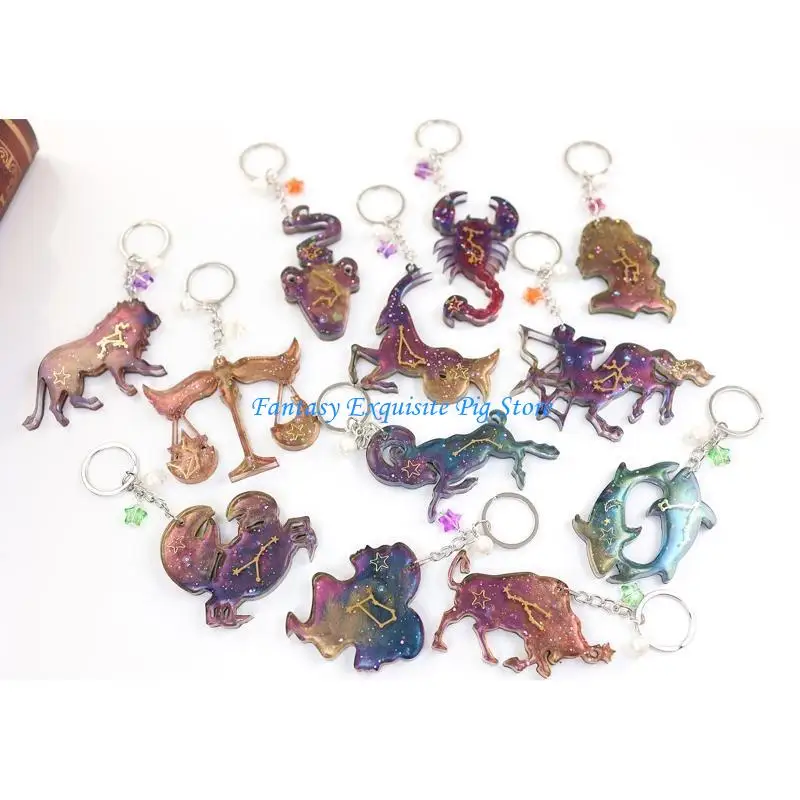 2 قطعة قالب السيليكون لتقوم بها بنفسك الايبوكسي كوكبة قالب مجوهرات قلادة صنع الحرف اليدوية #2