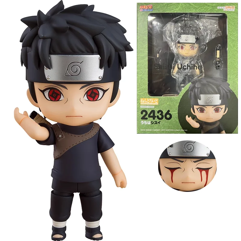 GSC Original NARUTO Shippuden Nendoroid 2436 Uchiha Shisui Anime Action Figure Toys For Boys Girls Kids Children Birthday Gifts