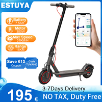 AOVOPRO 350W Electric Scooter TUYA 16KM Max Range Electric Kick Scooter 36V7.5AH Battery 31KM/H APP Smart Folding Adults Scooter