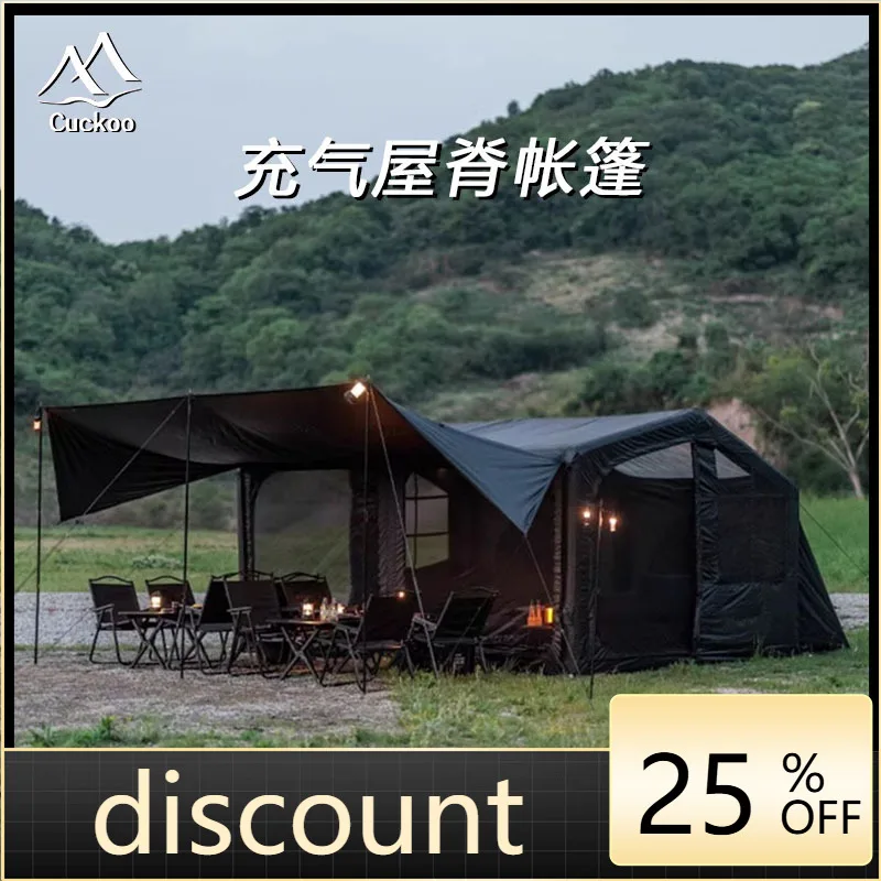 

LH Inflatable Roof Tent Outdoor Shade Sun Protection Family Camping Portable Tent