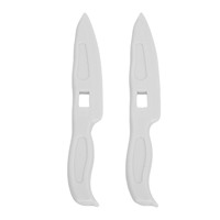 2Pcs Paper Creaser Set ABS Multifunctional Bone Folder Set for Cardstock Fabric Leather Plastic Bone Folder Paper Creaser