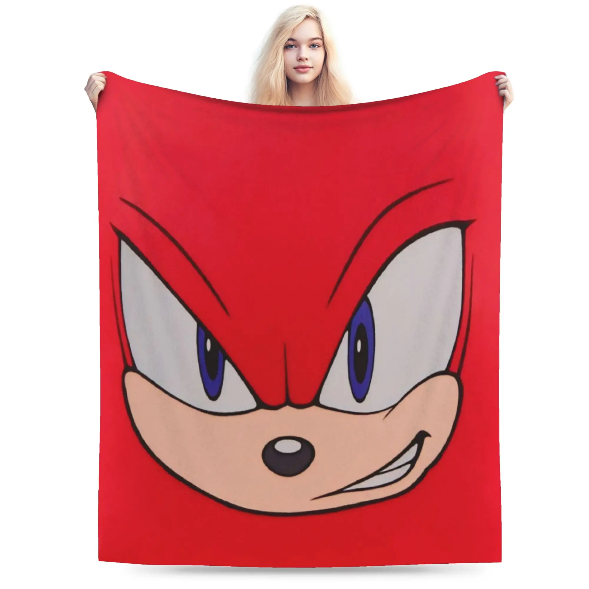 Sonices Face Blanket Ultra-Soft Fleece Cozy Gift  Throw Blanket Plush Thin Quilt