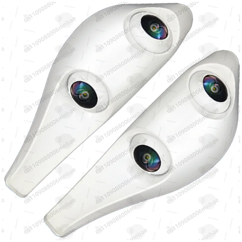 

Электронная камера заднего вида для автомобиля с высоким разрешением 1080P, обзором боковых зон, бинокулярными линзами для переднего и заднего обзора, белая.