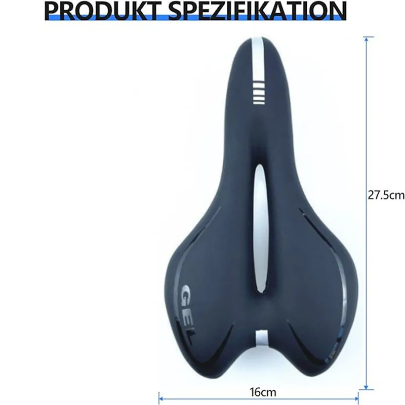 Bicycle Saddle Comfortable Soft Breathable Cycling Bicycle Seat Cushion Pad with Ergonomics Design