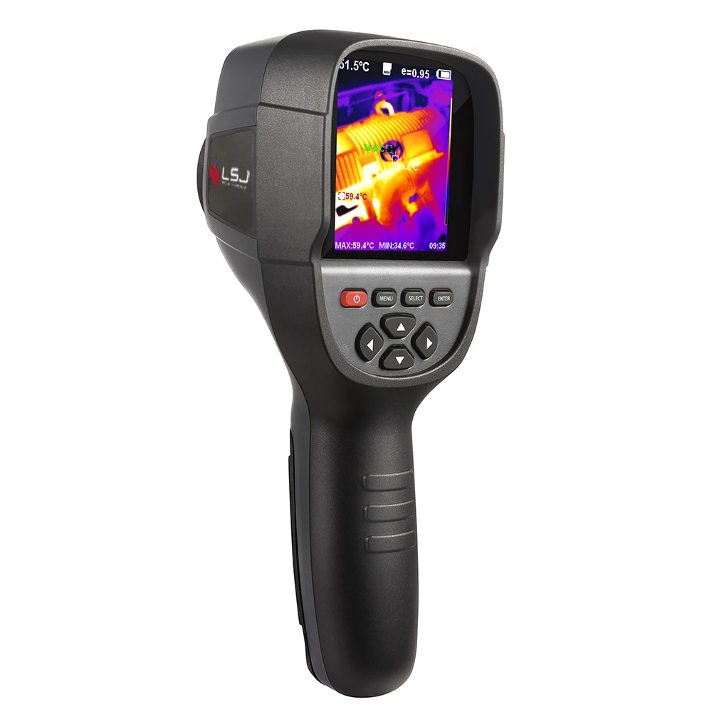 LSJ Industrial Handheld Type C Infrared Thermal Imager Camera with 640x480 Display and 30mK Sensitivity for Water Leaks