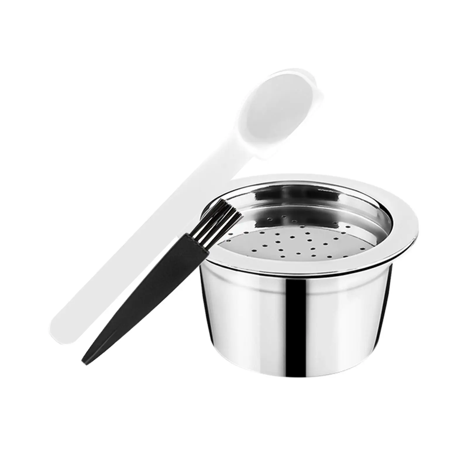Reusable Stainless Steel Capsules, Refillable Pod Compatible
