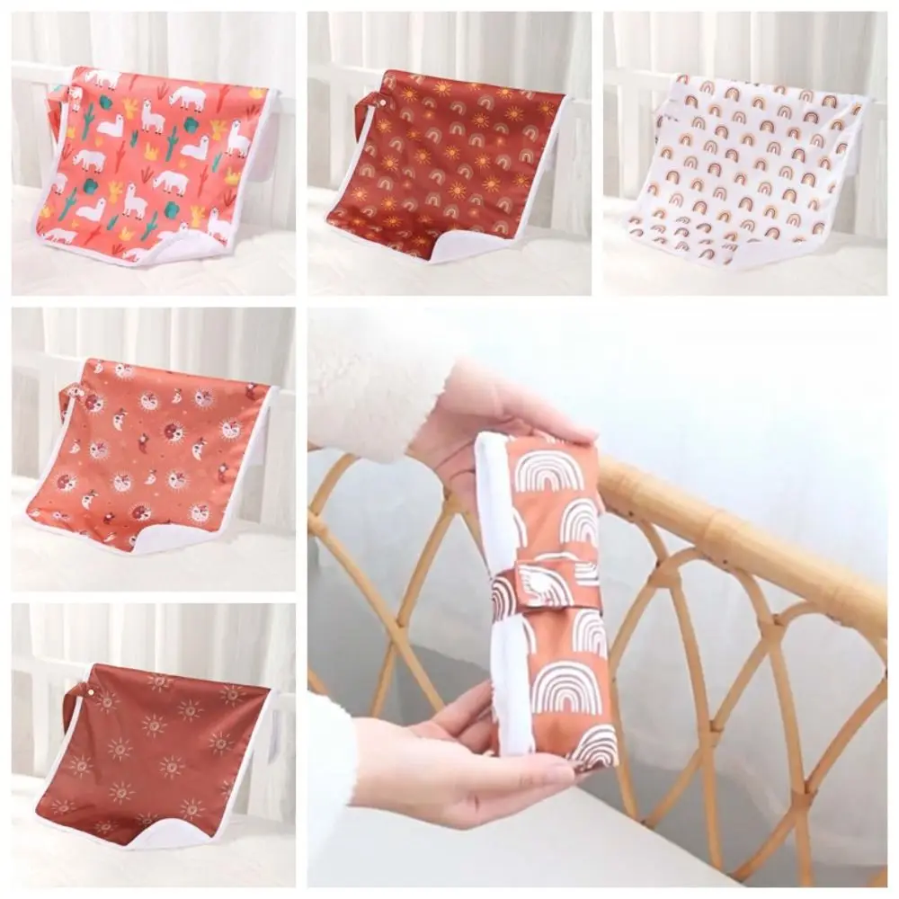 Foldable Diaper Changing Pad Waterproof Alpaca Infant Diaper Urine Mat Comfortable Convenient Menstrual Anti-dirty Pad Play Mat