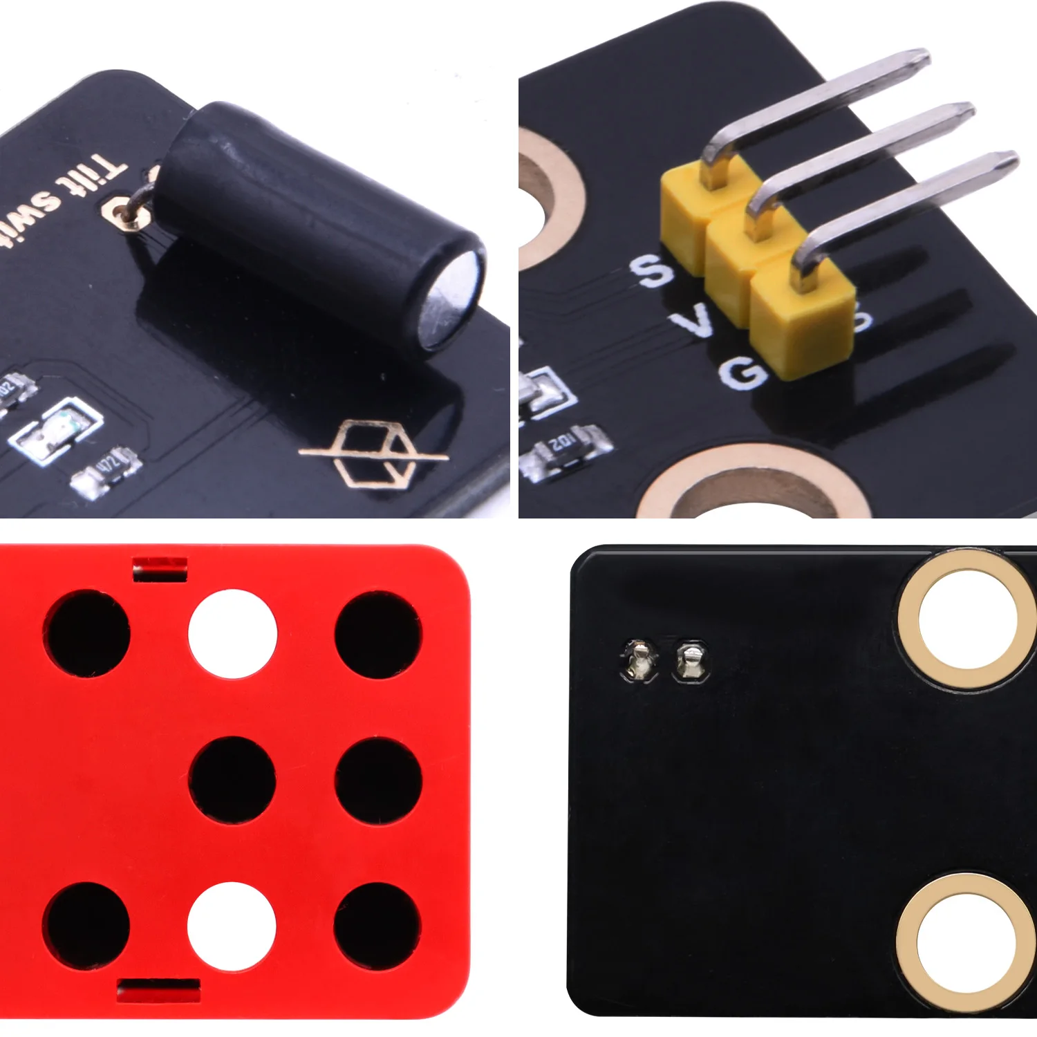 Titl Switch Sensor Module/Vibration Sensor for Arduino&Raspberry PI DIY Projects Compatible with Lego Blocks