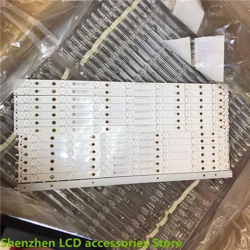 Striscia di retroilluminazione a LED 14 lampada per GJ-2K18-AFJ2-490-D714-V1-L GJ-2K18-AFJ2-490-D714-V1-R 100% nuovo