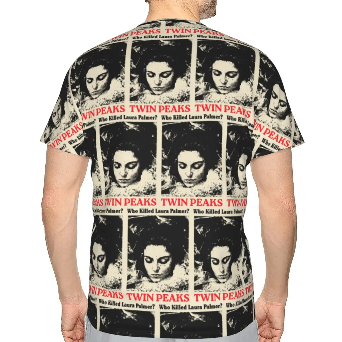 Twin Peaks Movie Who Killed Laura Palmer 100% Cotton T-Shirt Men'sFunny T Shirts Men Crew Neck Short Sleeve