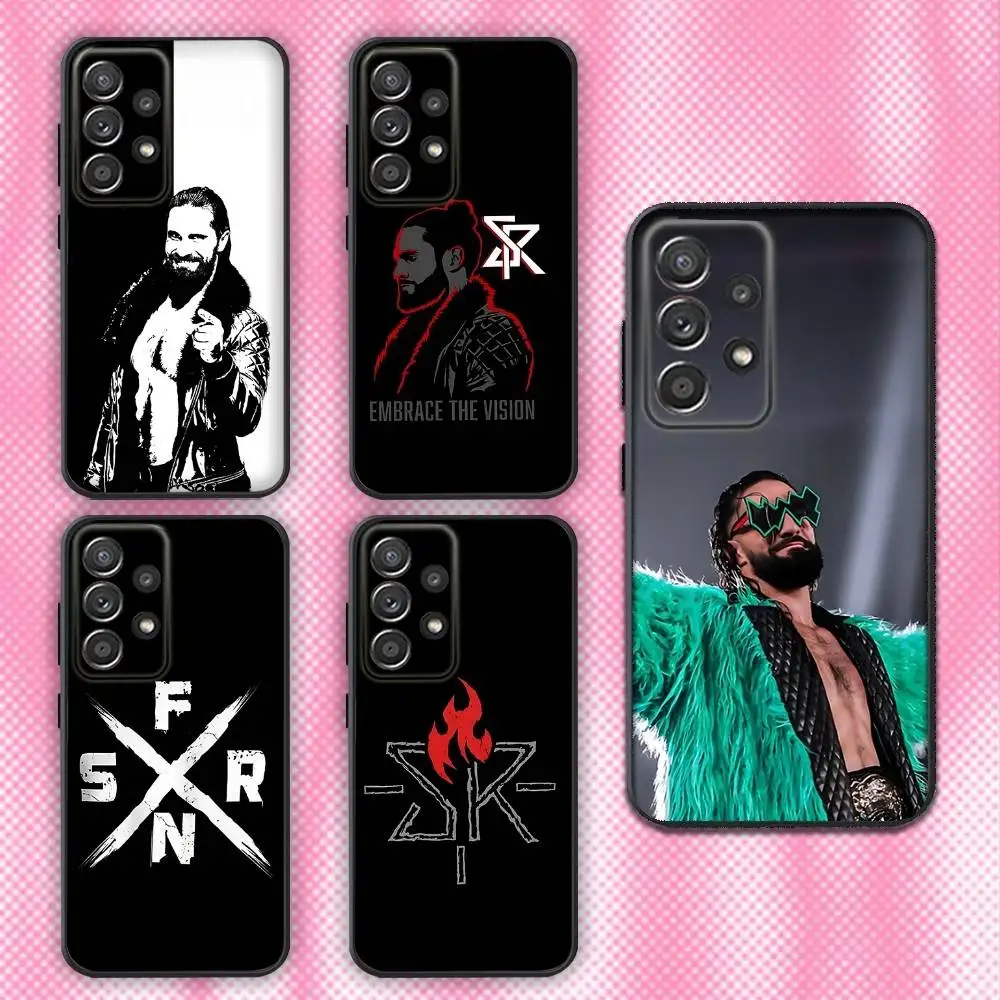 

S-Seth Rollins WWE Phone Case For Samsung Galaxy A13,A21s,A22,A31,A32,A52,A53,A71,A80,Soft Black Shell