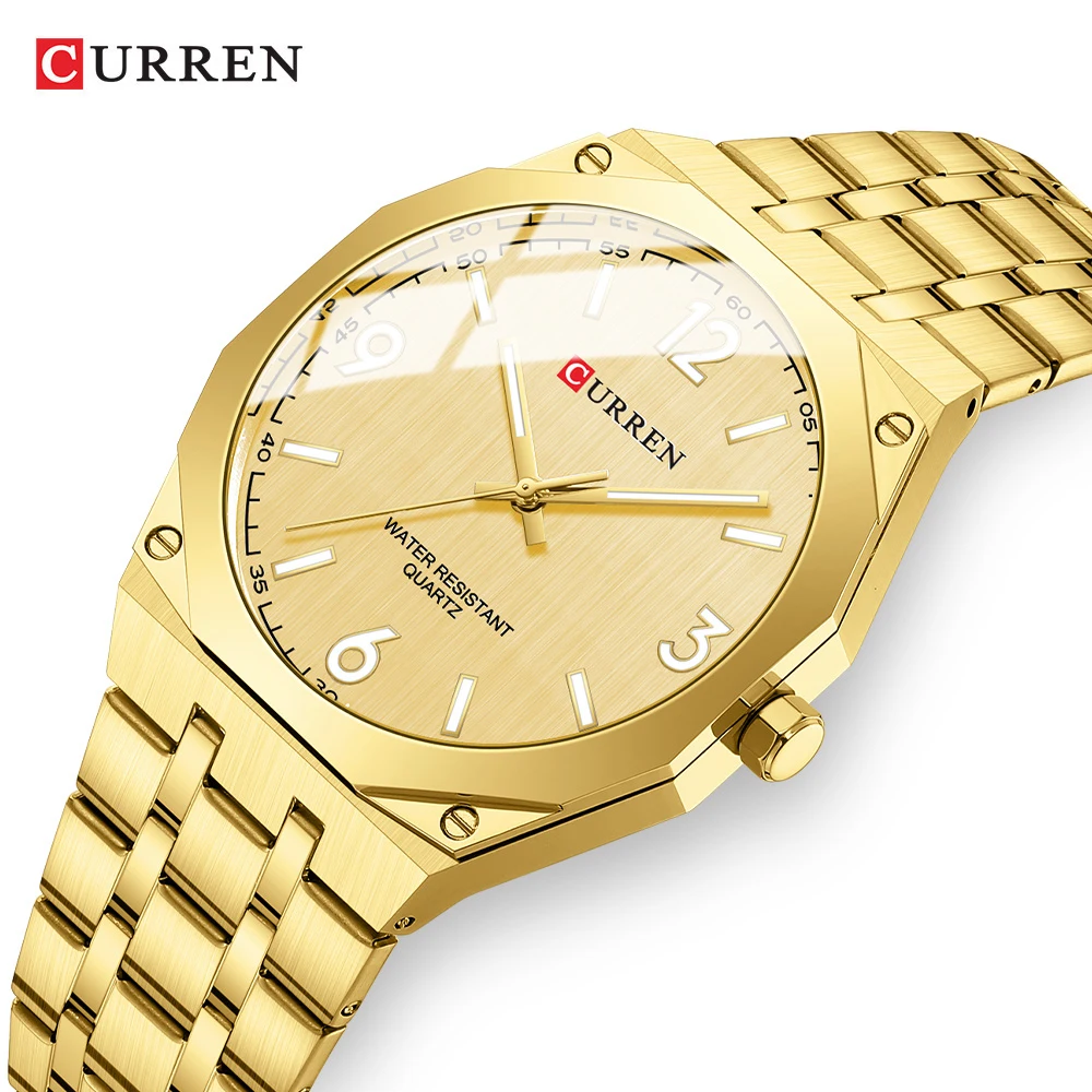 CURREN Luxury Men Business Watches Luminous Quartz Wristwatches For Mens Clock Reloj Hombre