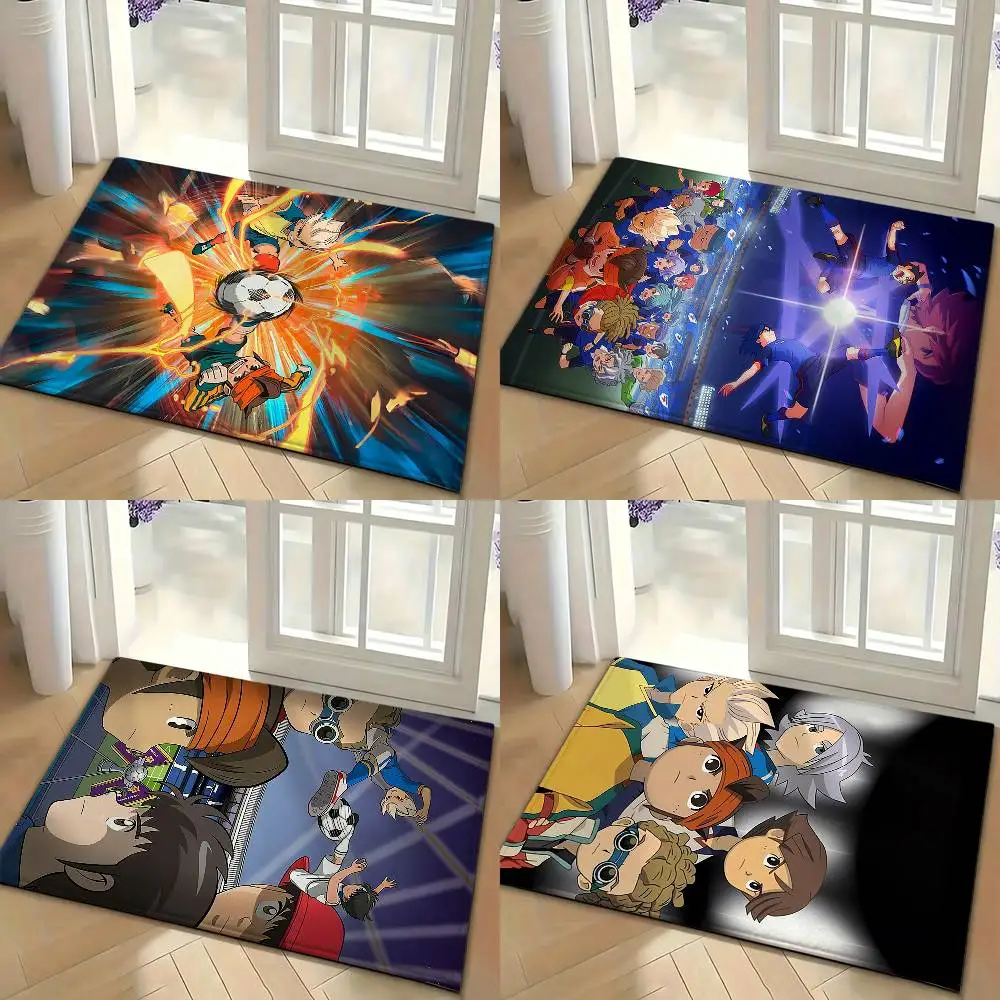 Football I-InazumaS E-Eleven 11 Floor Mat Soft Non Slip for Entry Door Bathroom Indoor Home Decorative Carpet