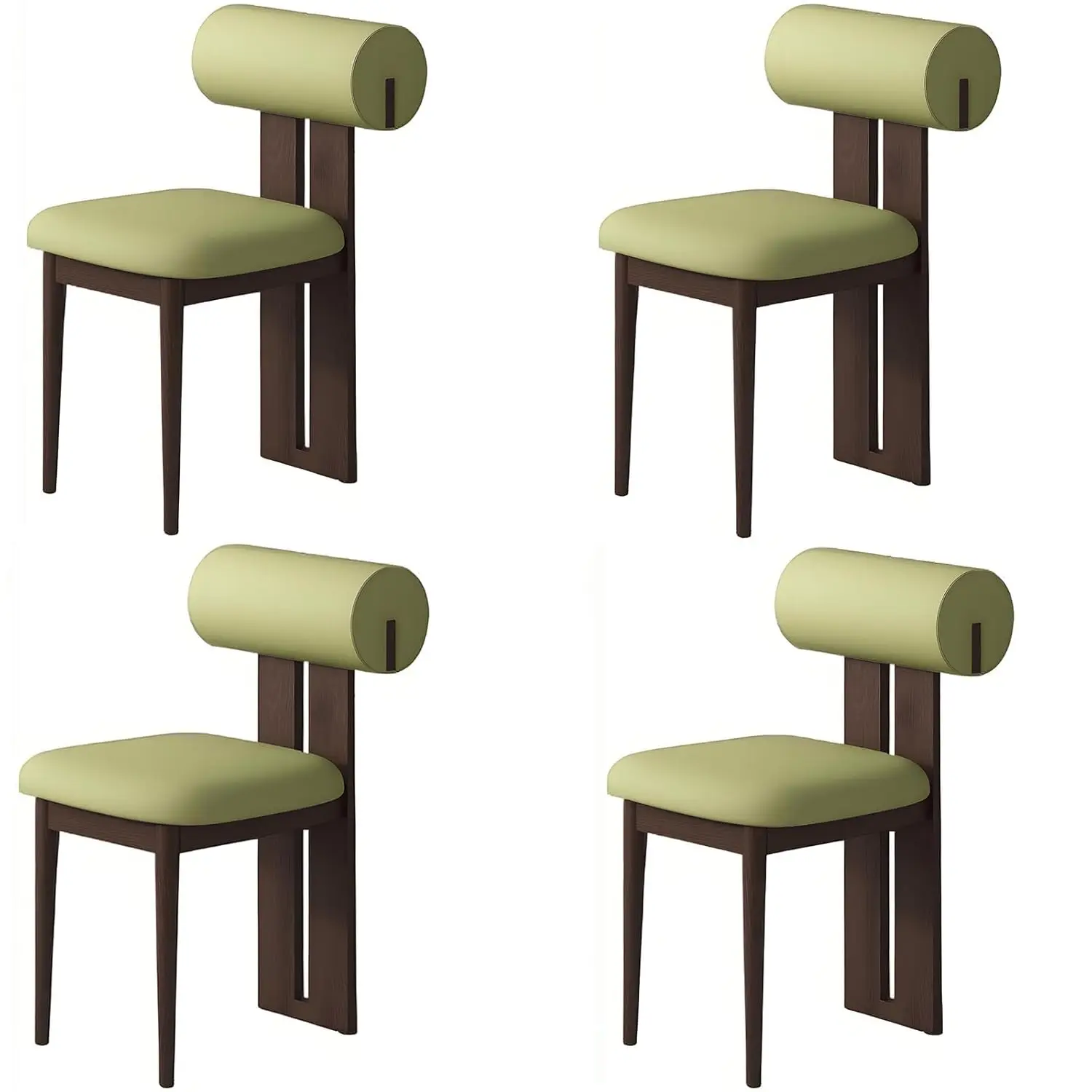 

Dining Chairs Set of 4 - upholstered Dining Chair/mid Century Wooden Kitchen & Dining Room Chairs Modern Farmhouse, Custom