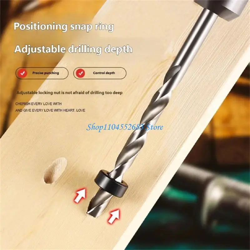 

Y6GD MultiFunction Oblique Hole Locator Drill Bit for Woodworking High Speed Steel Construction Carpentry Locator Craft Tool