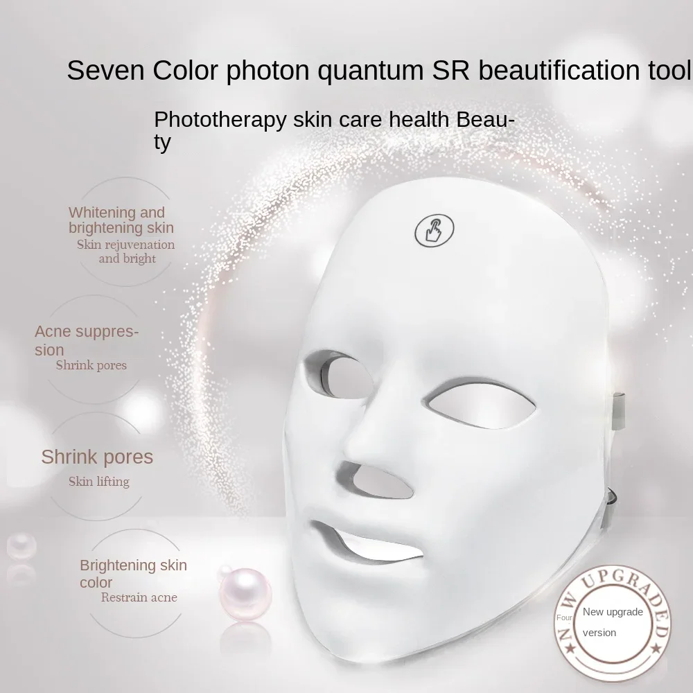 Free Shipping Photon Skin Rejuvenation Mask Led Mask Spectrum Machine Acne Removal Lamp Red and Blue Light Beauty