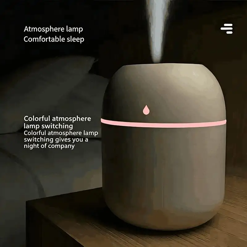 Portable Large Capacity Air Humidifier Ultra Quiet Nano Mist Atomization For Bedroom Office Desktop