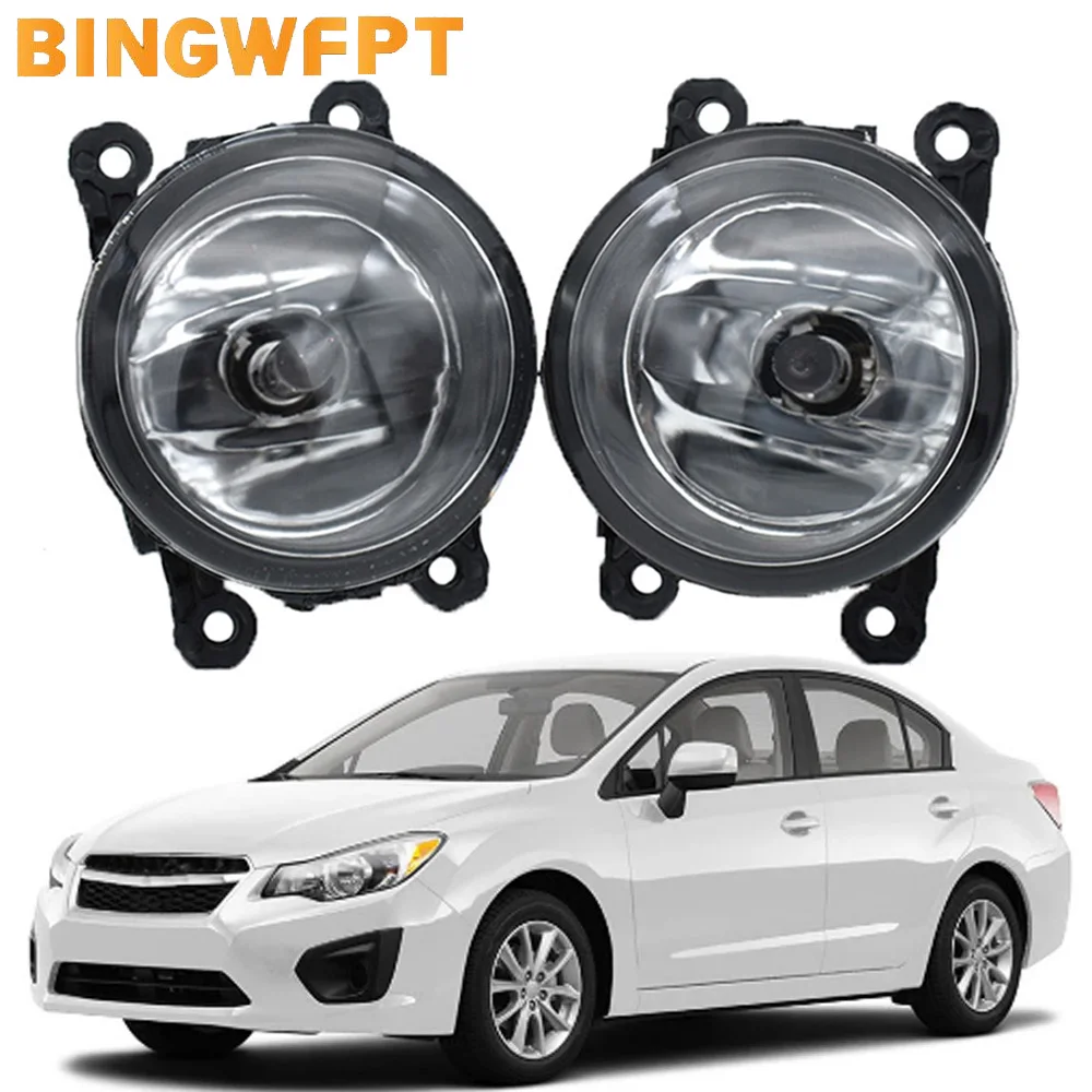 2PCS Front Fog Light For Subaru Impreza Wagon  2014 2015 2016 2017 2018 2019 Bumper Lamp Foglight Fog Lights