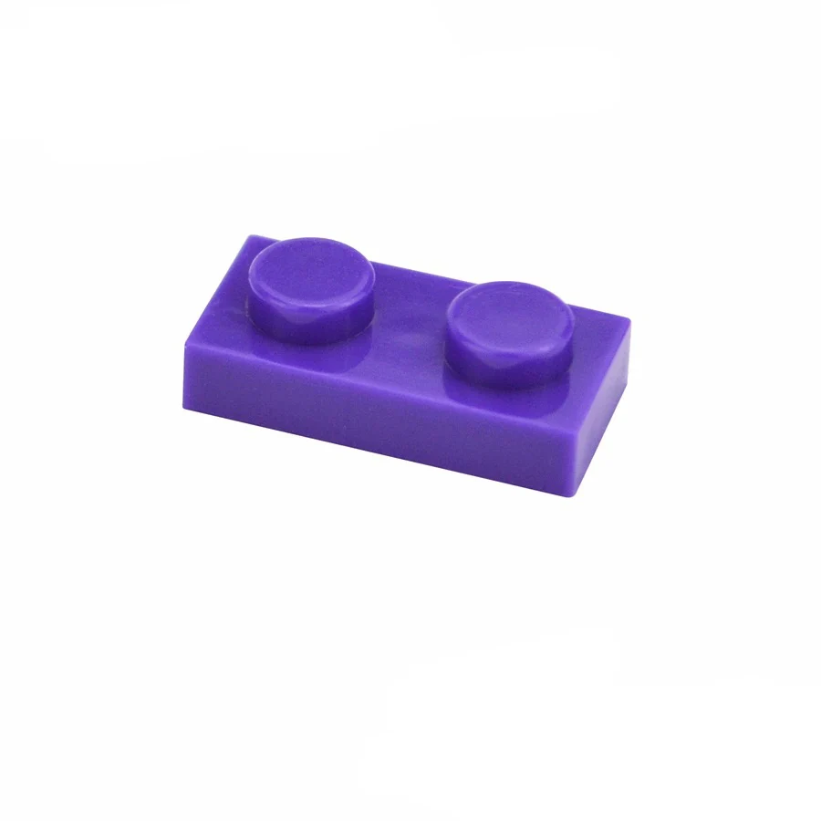 1x2 Punkte 100PCS Farbe Pädagogisches Kreative kompatibel 3023 Größe MOC Bausteine Dünne Zahlen Ziegel Spielzeug für Kinder