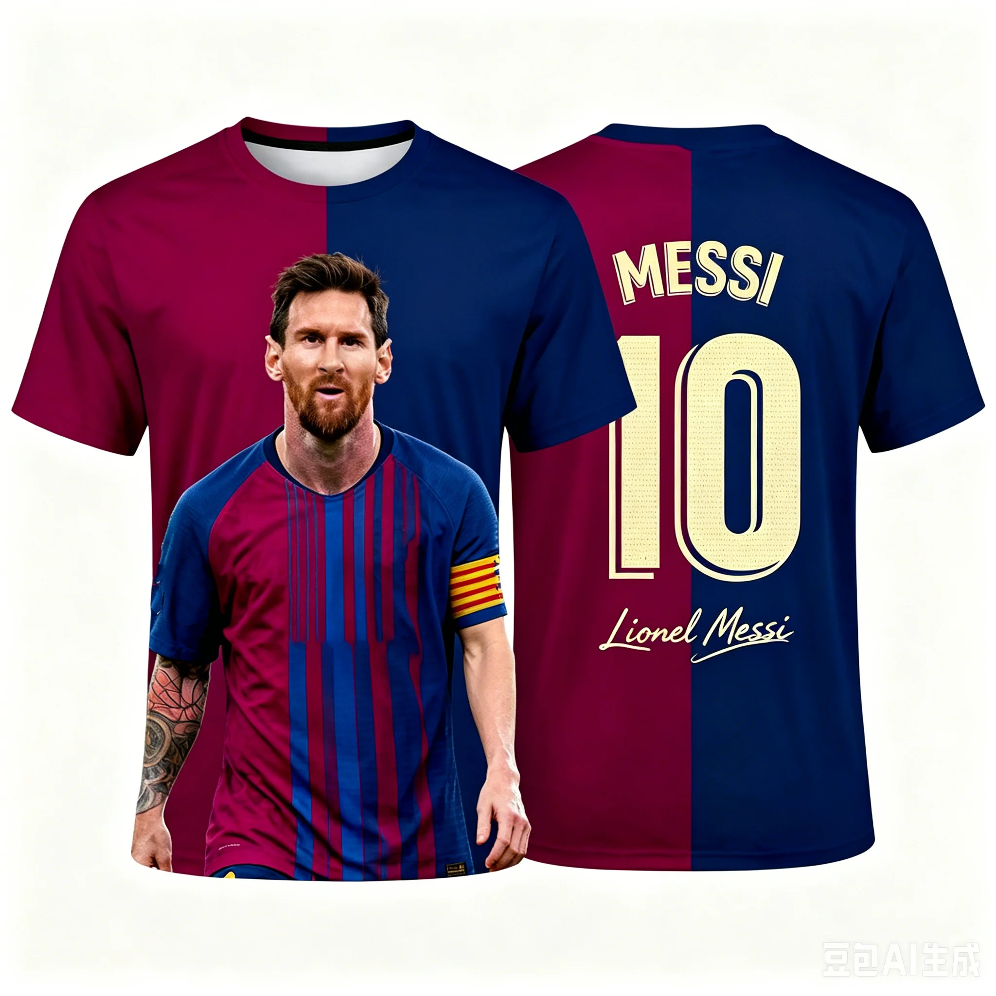 2026 MESSI 3D-Druck Fußball-T-Shirt Sommer Mode Gedenktrikot-Stil Lässiges Sport-Oberteil für Erwachsene & Kinder Alle Größen