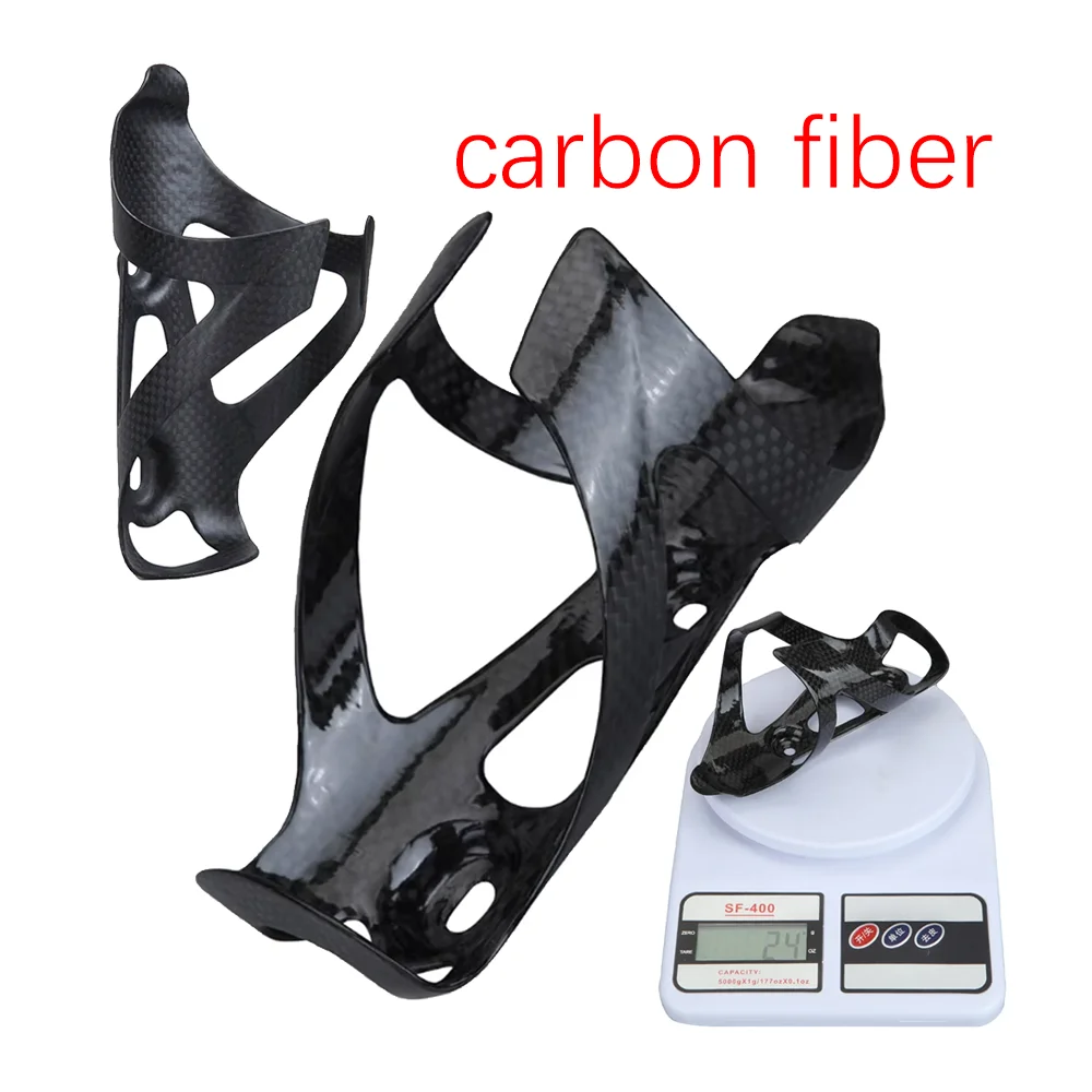 

Competition BALUGOE Unmarked Carbon Fiber City Bicycle Water Bottle Holder 72-74MM Convenient Universal Kettle Rack Matte/Glossy